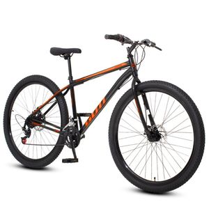Bicicleta Aro 29 Aço Carbono Gott Cronos Freio A Disco 21v Preto Laranja