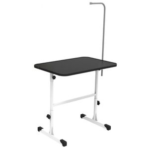Mesa Para Tosa Grande Minag Preta Com Regulagem De Altura Tampo De 90×60