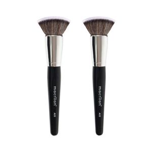Kit Macrilan A03 Pincel Kabuki Reto 2 Unidades