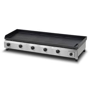 Chapa Para Lanche Marchesoni Profissional Dobrada 120x50 Cm Com 5 Queimadores A Gás