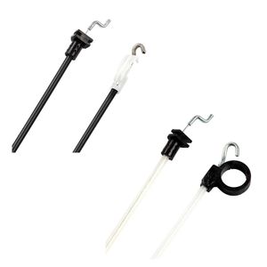 Kit Cabo Comando Fechadura Porta Traseira Direita Gol Parati - Un - 4