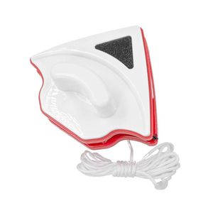 Limpador De Vidros Magnetico P- Janelas Vidraças Facil O Uso Vermelho