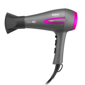 Secador Philco Ions Tourmaline PSA3300 2100w Cinza/Rosa - 110V