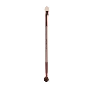 Pincel Duplo Chato Arredondado E Esponja Champagne 60220 | Miss Frandy | Precisão E Versatilidade