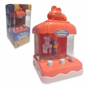Mini Máquina De Bola Pega Premio Jogo Com Garra Divertido Coelho Rosa