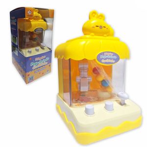 Mini Máquina De Bola Pega Premio Jogo Com Garra Divertido Coelho Amarelo