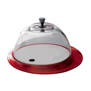 Porta Bolo Frios Com Tampa De Vidro 30cm Glamour Bugatti