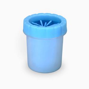 Limpador De Pata De Cachorros Portátil - Azul