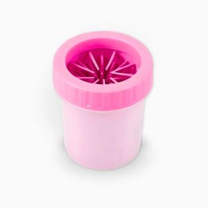 Limpador De Pata De Cachorros Portátil -rosa