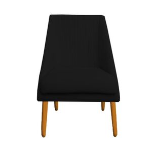 Cadeira Para Sala De Jantar Ana Pés Palito Veludo Preto D'classe Decor