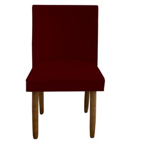 Cadeira Para Sala De Jantar Tóquio Pés Palito Suede Marsala D'classe Decor