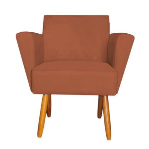 Poltrona Dora Sued Terracota D'classe Decor