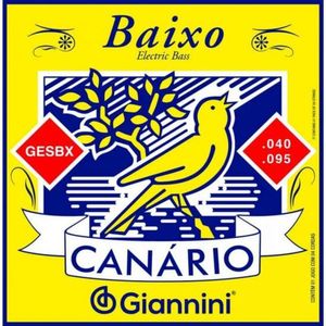 Encordoamento Para Contrabaixo 4 Cordas .040 Giannini Gesbx G