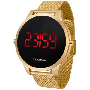 Relógio Lince Masculino Dourado Mdg4586l Pxkx