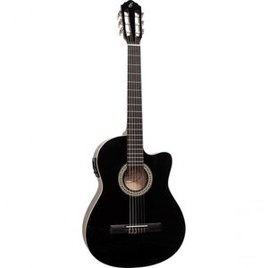 Violão Eletroacústico Flat Nylon Cutaway Nf-14 Ceq Bk Preto