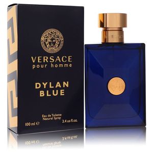 Perfume Colônia Masculina Pour Homme Dylan Blue Versace 100 Ml Eau De Toilette