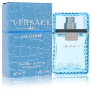 Perfume Masculino Man Blue Versace 50 Ml Fraiche Eau De Toilette