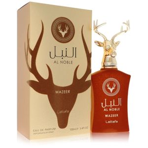 Perfume Feminino Lattafa Al Noble Wazeer Eau De Parfum Vermelho Unisex 100 Ml