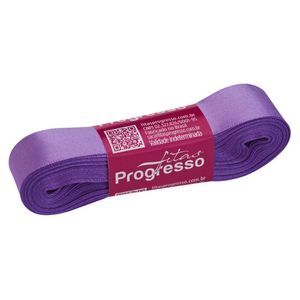 Fita De Cetim Progresso Face Simples, Rolo C- 10m, 22mm, Lilás Lavanda - Cf005.356