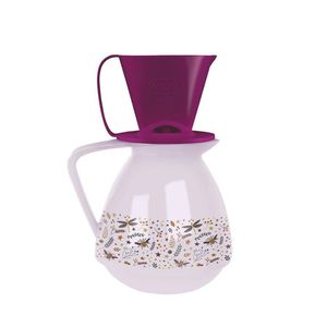 Conjunto Bule E Suporte Para Coador Amábile Bosque Lavanda - Mor