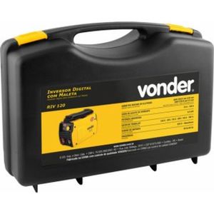 Inversor Para Solda Com Eletrodo E Tig Riv-120 Digital Com Maleta 220v - Vonder