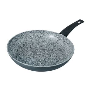 Frigideira Indução Antiaderente Revestida Em Granito Preta ø28cm