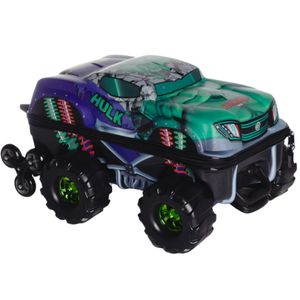 Mochila 3d Com 3 Rodinhas Carrinho Monster Truck Hulk
