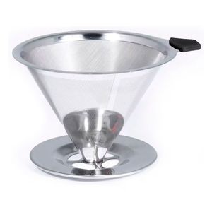 Coador De Café Pour Over Bialetti Em Aço Inox 12,5 Cm Inox