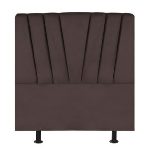 Cabeceira Estofada De Cama Casal Box 140 Cm Ariel Corino Marrom