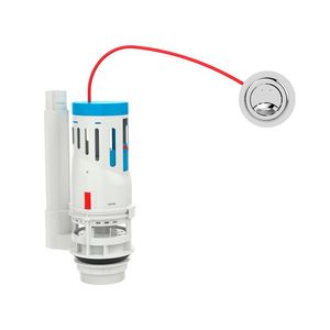 Mecanismo De Saída Para Caixa Acoplada Universal Blukit Com Duplo Acionador Frontal-lateral-superior Branco 340515