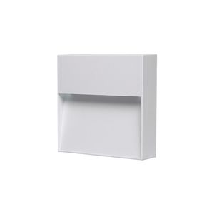 Balizador Taschibra Delta De Sobrepor Led 8w Bivolt Branco 3000k Luz Amarela 15060156