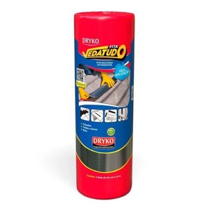 Fita Vedatudo Auto Adesiva Alumínio 45cm X 10mts - Dryko