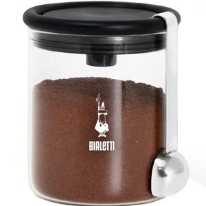 Pote Para Café Bialetti Barattolo Em Vidro - 250g Transparente