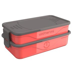 Marmita Fit Califórnia Unitermi 1,3 Litros - Organização E Praticidade rosa