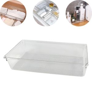 Organizador De Gavetas Transparente 30x15 - Praticidade E Estilo
