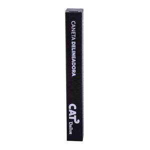 Caneta Delineadora Cat Preto 1ml Dailus Delineado Preciso, Longa Duração e Acabamento Intenso