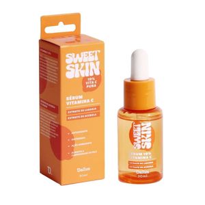 Sérum 10% Vitamina C Sweet Skin 30ml Dailus Luminosidade e Antioxidante