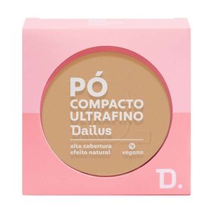 Pó Compacto Ultrafino 9g Dailus Acabamento Suave e Controle De Brilho D7 Médio