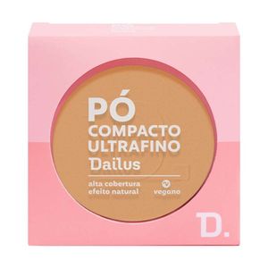 Pó Compacto Ultrafino 9g Dailus Acabamento Suave e Controle De Brilho D8 Médio