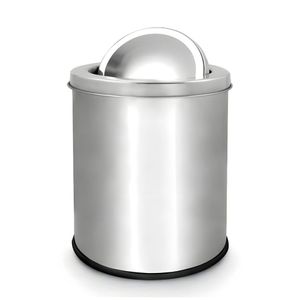 Lixeira Basculante Multiuso Inox 12 Litros - Design Moderno e Praticidade