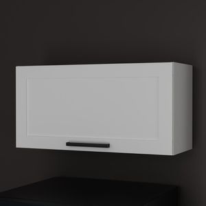 Armário De Cozinha Aéreo Em Mdf Com 1 Porta Basculante 80cm Multimóveis Cr20433 Branco