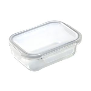 Pote Hermético De Vidro Compacto 640ml - Conservação E Vedação