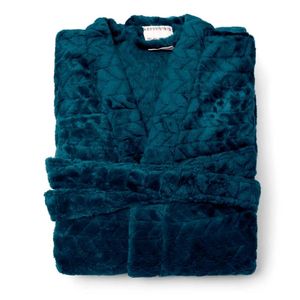Roupão Buettner Masculino Microfibra Jacquard 100% Poliéster Artico Kimono Tamanho(gg) Marinho
