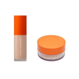 Kit Marimaria Base Matte Velvetskin Bege Médio+pó Sugar Coat