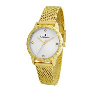 Relógio Champion Feminino Analógico Dourado Cf25349h