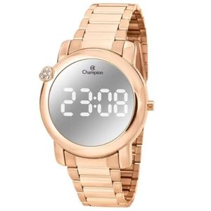 Relógio Champion Feminino Digital Espelhado Rose Ch48064u