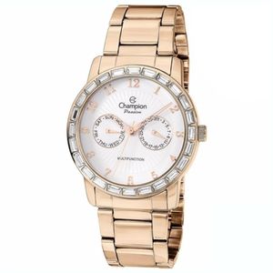 Relógio Champion Passion Multifunção Feminino Rosê Ch38422z