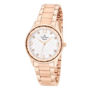 Relógio Champion Feminino Crystal Rosê Cn25583z