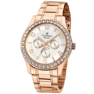 Relógio Champion Feminino Multifunção Rosê Ch38431z