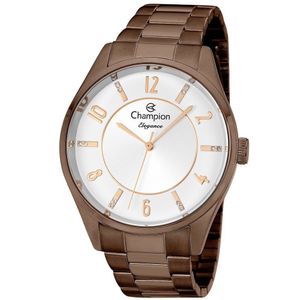 Relógio Champion Feminino Marrom Analógico Cn26288r
